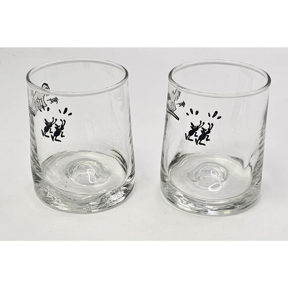 4 Vintage 70's BC Comic Johnny Hart Anteater Pinched Rocks Glasses 8 oz 3.5"T - Picture 12 of 14